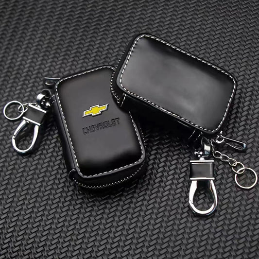 Custom brand leather key protection